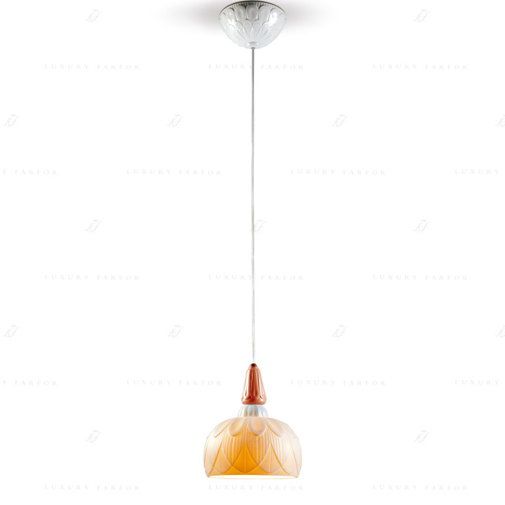 Подвесная лампа (красный / коралловый) 195 х 23см коллекции Ivy & Seed бренда Lladro