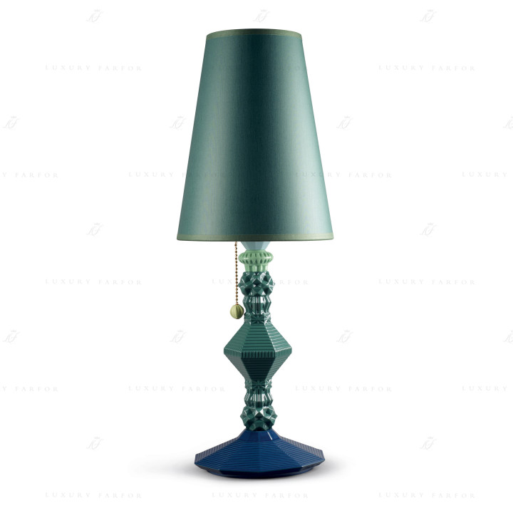 Лампа настольная (зеленый / синий) 57 х 20см коллекции Belle de Nuit бренда Lladro