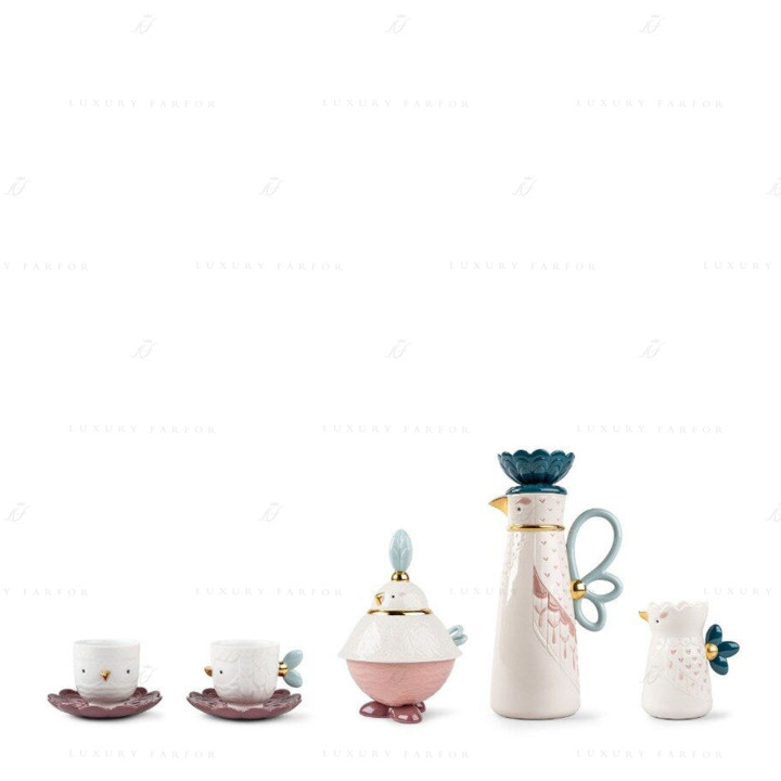 Кофейный набор из 5 предметов коллекции Kawki бренда Lladro