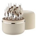 Набор столовых приборов на 6 персон, 24 предметов коллекции The Box Creme 