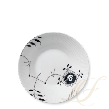 Тарелка глубокая 24см коллекции Black Fluted Mega бренда Royal Copenhagen