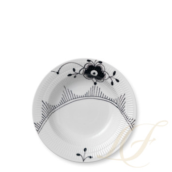 Тарелка глубокая 21см коллекции Black Fluted Mega бренда Royal Copenhagen
