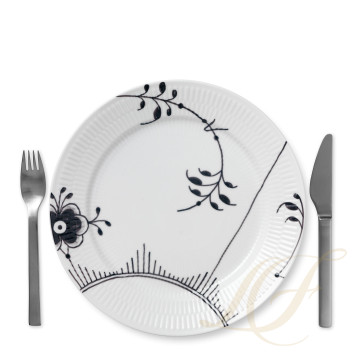 Тарелка главная 27см коллекции Black Fluted Mega 