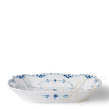 Чаша квадратная 26см коллекции Blue Fluted Full Lace бренда Royal Copenhagen