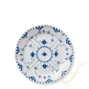 Тарелка главная 25см коллекции Blue Fluted Full Lace бренда Royal Copenhagen