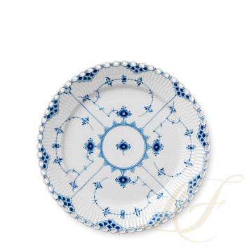 Тарелка главная 27см коллекции Blue Fluted Full Lace бренда Royal Copenhagen