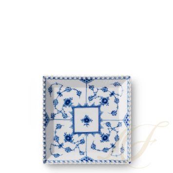 Чаша квадратная 14см коллекции Blue Fluted Full Lace бренда Royal Copenhagen