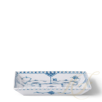 Чаша квадратная 14см коллекции Blue Fluted Full Lace бренда Royal Copenhagen