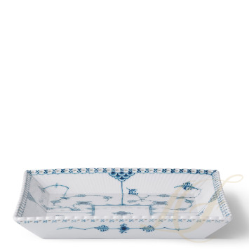 Чаша квадратная 21см коллекции Blue Fluted Full Lace бренда Royal Copenhagen