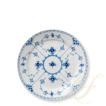 Тарелка главная 25см коллекции Blue Fluted Half Lace бренда Royal Copenhagen
