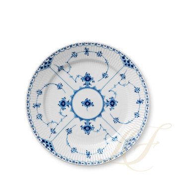 Тарелка главная 27см коллекции Blue Fluted Half Lace бренда Royal Copenhagen
