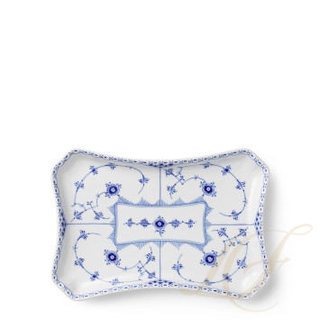 Чаша прямоугольная 24,5х17см коллекции Blue Fluted Half Lace бренда Royal Copenhagen