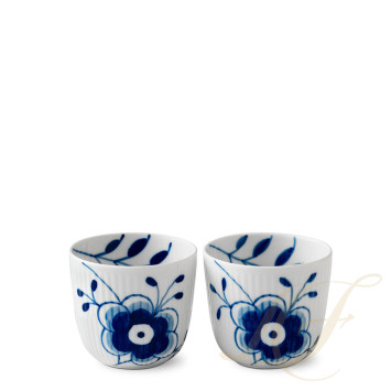 Настольный подсвечник 7,5см, 2шт. коллекции Blue Fluted Mega бренда Royal Copenhagen