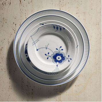 Тарелка десертная 17см коллекции Blue Fluted Mega 