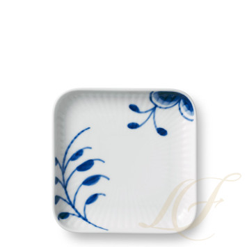 Тарелка квадратная 9см коллекции Blue Fluted Mega бренда Royal Copenhagen