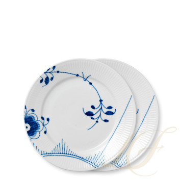 Тарелка закусочная 22см, 2шт. коллекции Blue Fluted Mega 