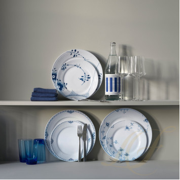 Тарелка закусочная 22см, 2шт. коллекции Blue Fluted Mega 