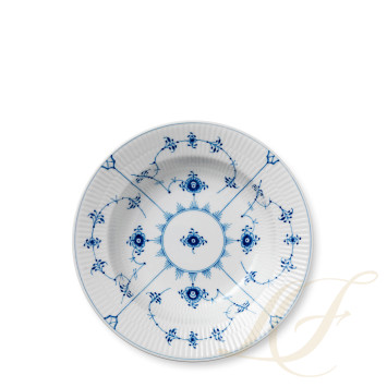 Тарелка глубокая 23см коллекции Blue Fluted Plain бренда Royal Copenhagen