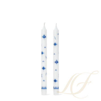 Свеча 28см, 2шт. коллекции Blue Fluted Plain бренда Royal Copenhagen