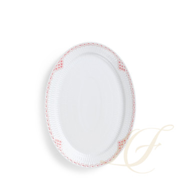 Блюдо овальное 28см коллекции Coral Lace бренда Royal Copenhagen