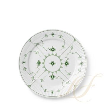 Тарелка закусочная 25см коллекции Green Fluted Plain бренда Royal Copenhagen