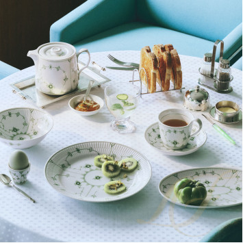 Подставка для яиц 5см коллекции Green Fluted Plain бренда Royal Copenhagen