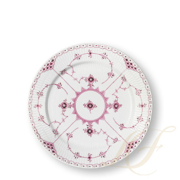 Тарелка главная 27см коллекции Purpur Fluted Half Lace бренда Royal Copenhagen