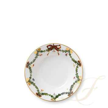 Тарелка глубокая 17см коллекции Star Fluted Christmas бренда Royal Copenhagen