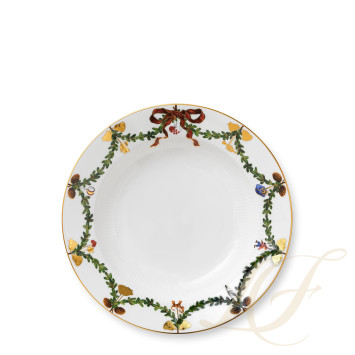 Тарелка глубокая 24см коллекции Star Fluted Christmas бренда Royal Copenhagen