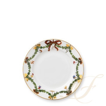 Тарелка десертная 19см коллекции Star Fluted Christmas бренда Royal Copenhagen