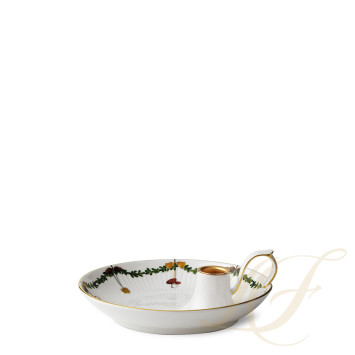 Подсвечник 17,5см коллекции Star Fluted Christmas бренда Royal Copenhagen