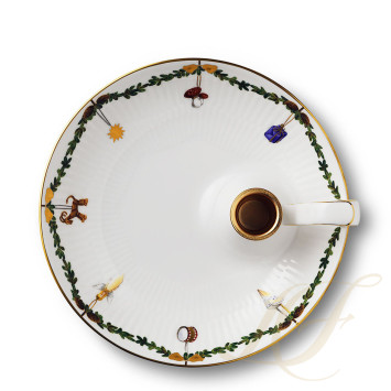 Подсвечник 17,5см коллекции Star Fluted Christmas бренда Royal Copenhagen