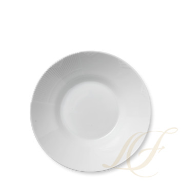 Тарелка глубокая 25см коллекции White Elements бренда Royal Copenhagen