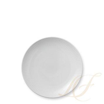 Тарелка десертная 19см коллекции White Fluted бренда Royal Copenhagen