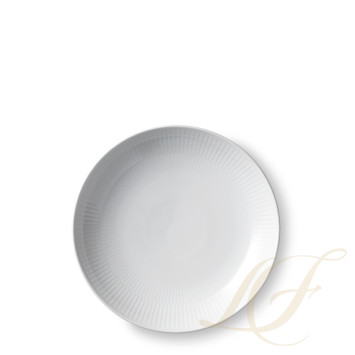 Тарелка 20см коллекции White Fluted бренда Royal Copenhagen