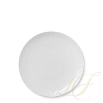 Тарелка закусочная 23см коллекции White Fluted бренда Royal Copenhagen
