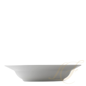Тарелка глубокая 21см коллекции White Fluted бренда Royal Copenhagen