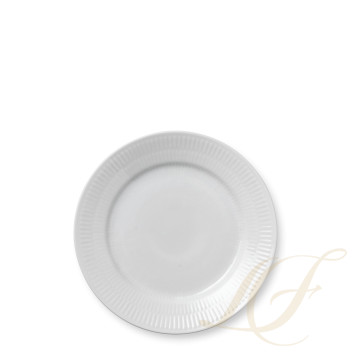 Тарелка десертная 19см коллекции White Fluted бренда Royal Copenhagen