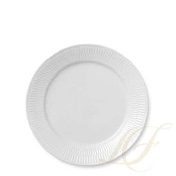 Тарелка главная 27см коллекции White Fluted бренда Royal Copenhagen