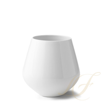 Ваза 21см коллекции White Fluted бренда Royal Copenhagen