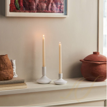 Подсвечник 8см коллекции White Fluted бренда Royal Copenhagen