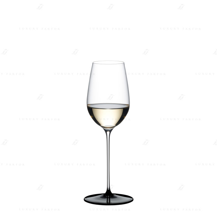 Бокал для белого вина Riesling 400мл коллекции Fatto A Mano Black Tie бренда Riedel