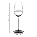Бокал для белого вина Riesling 400мл коллекции Fatto A Mano Black Tie бренда Riedel