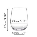 Стакан для белого вина Viognier/Chardonnay 320мл, 4шт.  коллекции O Wine Tumbler бренда Riedel