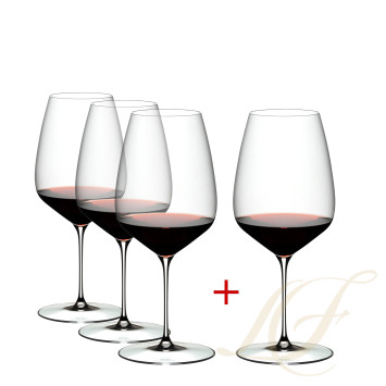 Бокал для красного вина Cabernet/Merlot 829мл, 4шт. коллекции Veloce бренда Riedel