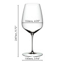 Бокал для красного вина Cabernet/Merlot 829мл, 2шт.  коллекции Veloce бренда Riedel