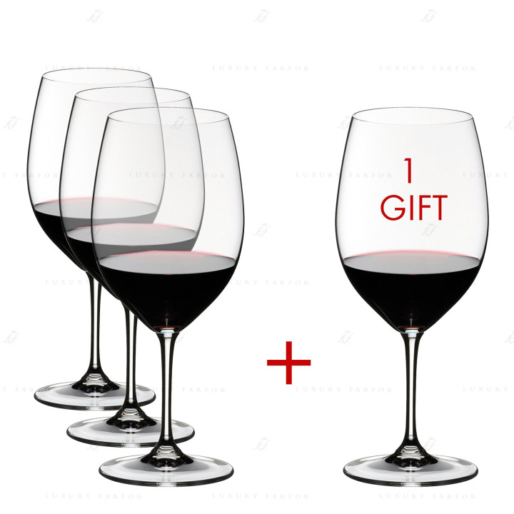 Бокал для красного вина Cabernet/Merlot 610мл, 4шт.  коллекции Vinum бренда Riedel