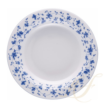 Тарелка суповая 23см коллекции Form 1382 Blaublüten бренда Rosenthal