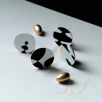 Набор из 4 блюдец 9,5см коллекции Home Monochrome бренда Rosenthal