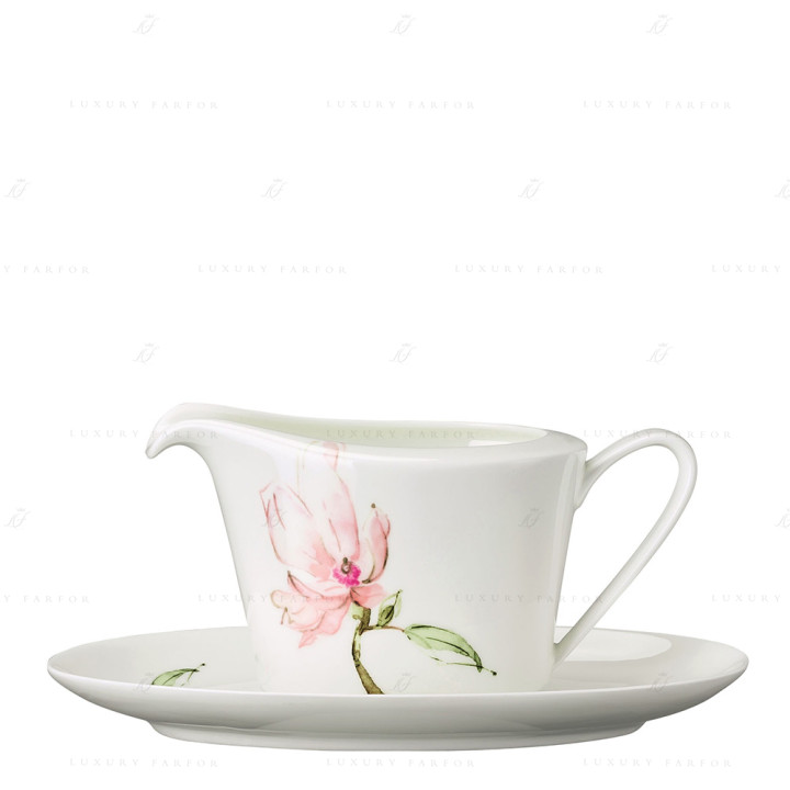 Соусник с подставкой 0,45л коллекции Jade Magnolie бренда Rosenthal